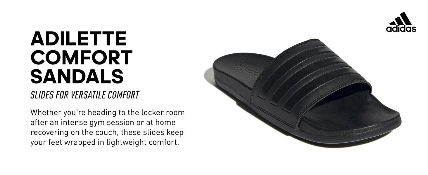 ADIDAS UNISEX-ADULT COMFORT SLIDE - Image 4