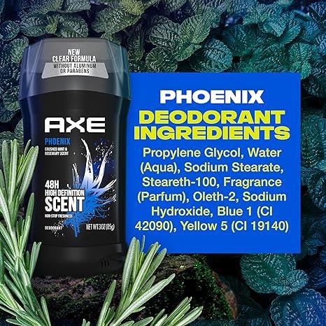 AXE ACTION DEODORANT STICK, PHOENIX CRUSHED MINT & ROSEMARY, 2.7 OZ - Image 3