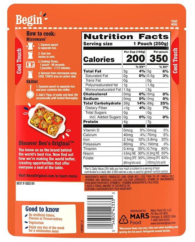BEN'S ORIGINAL READY RICE - LONG GRAIN WHITE - Image 3