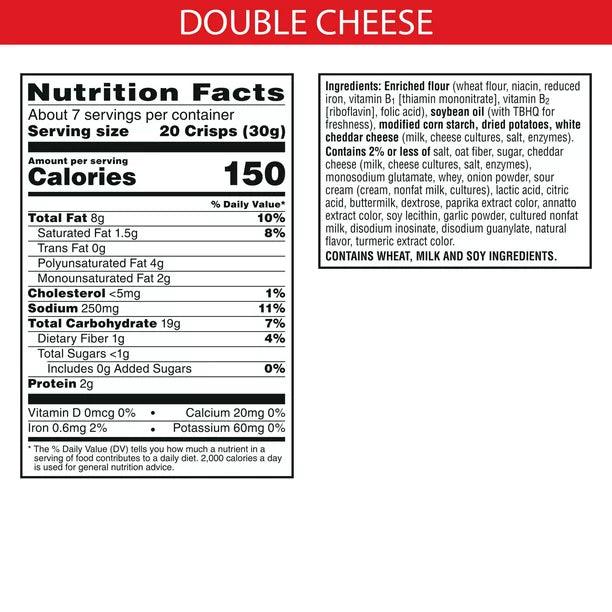 CHEEZ-IT SNAP'D DOUBLE CHEESE CRACKERS - Image 3