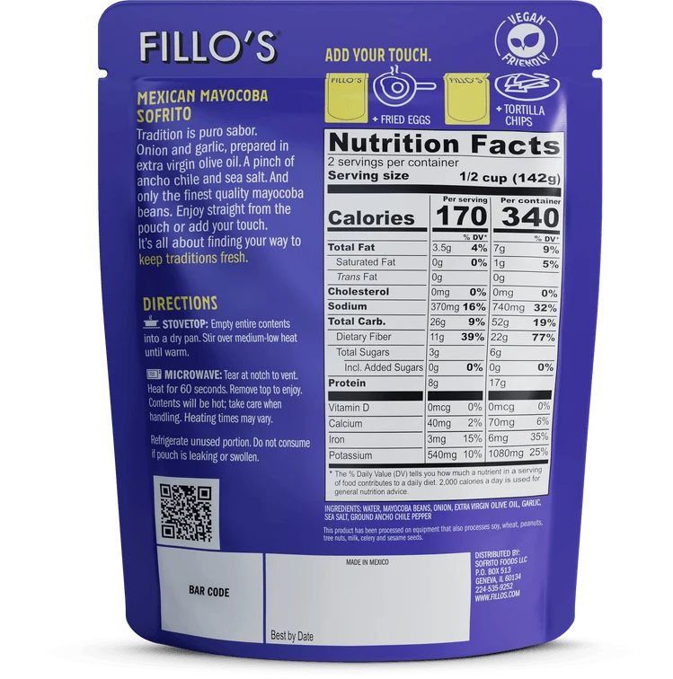 FILLO'S MEXICAN MAYOCOBA BEANS - Image 3
