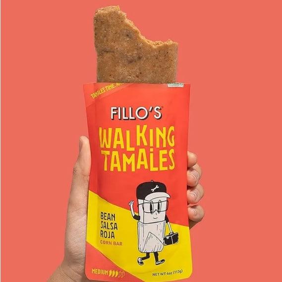 FILLO'S WALKING TAMALES BEAN SALSA ROJA - Image 3
