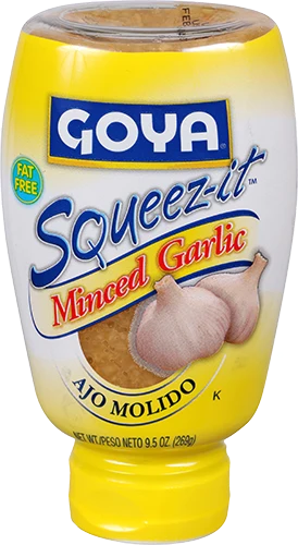 GOYA MINCED GARLIC - SQUEEZE IT