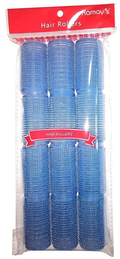 HAIR ROLLERS CURLERS SELF GRIP HOLDING (12 PIECE) - Image 4