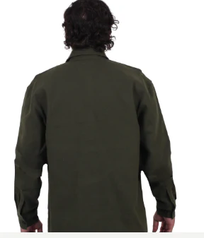 HEAVY WEIGHT SOLID FLANNEL SHIRT - Image 3