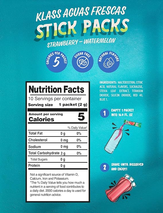 KLASS AGUAS STICKS - STRAWBERRY WATERMELON - Image 3