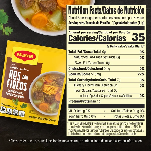MAGGI BEEF FLAVORED RICE SOUP MIX - Image 3
