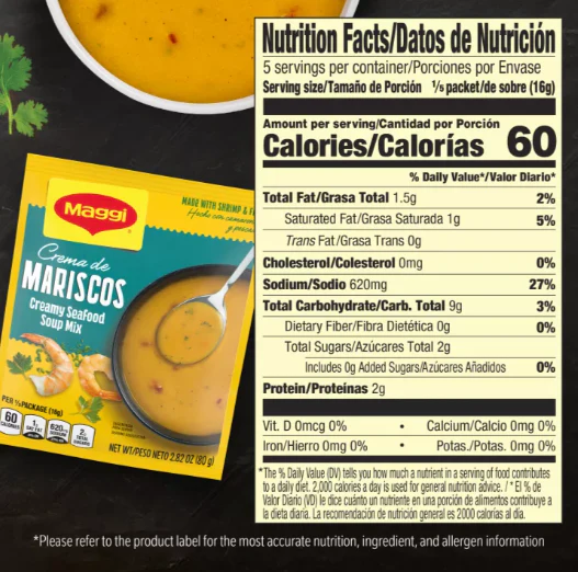 MAGGI CREAMY SEAFOOD SOUP - Image 2
