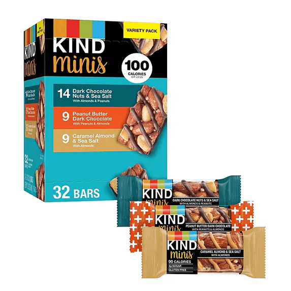 KIND MINI NUT BAR 3-FLAVOR VARIETY PACK (32 COUNT) - Image 2