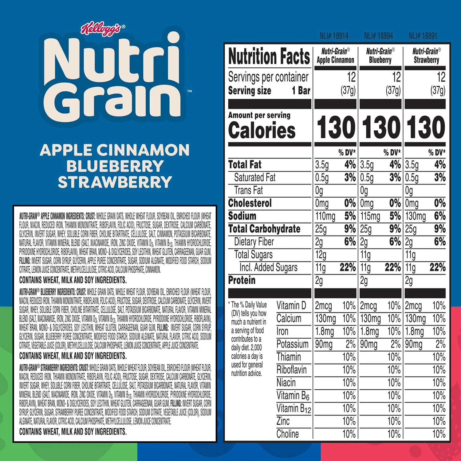 NUTRI-GRAIN BARS VARIETY PACK - 36 PACK - Image 3