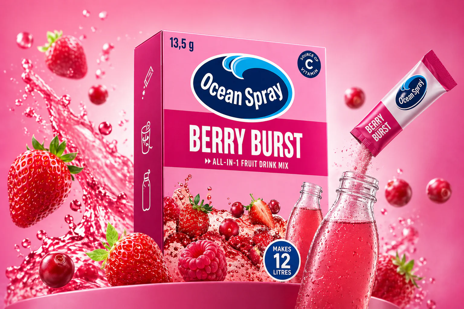 OCEAN SPRAY BERRYBURST POWDER DRINK - Image 3