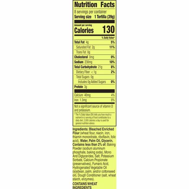 OLD EL PASO FLOUR TORTILLAS (8) - Image 4