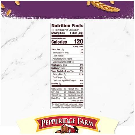PEPPERIDGE FARM 15 GRAIN BREAD - 2 LOAF - Image 4
