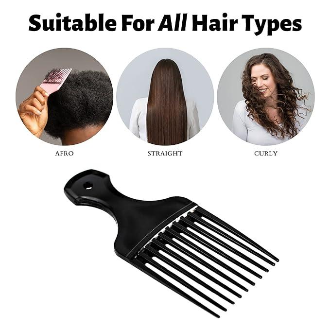 PLASTIC HAIR PICK COMB - Image 2