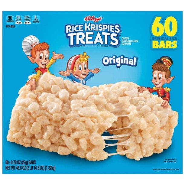 RICE KRISPIES TREATS 60 COUNT