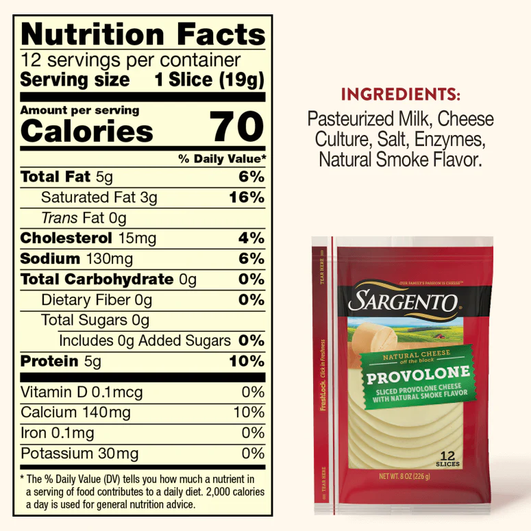SARGENTO SLICED PROVOLONE CHEESE - Image 4