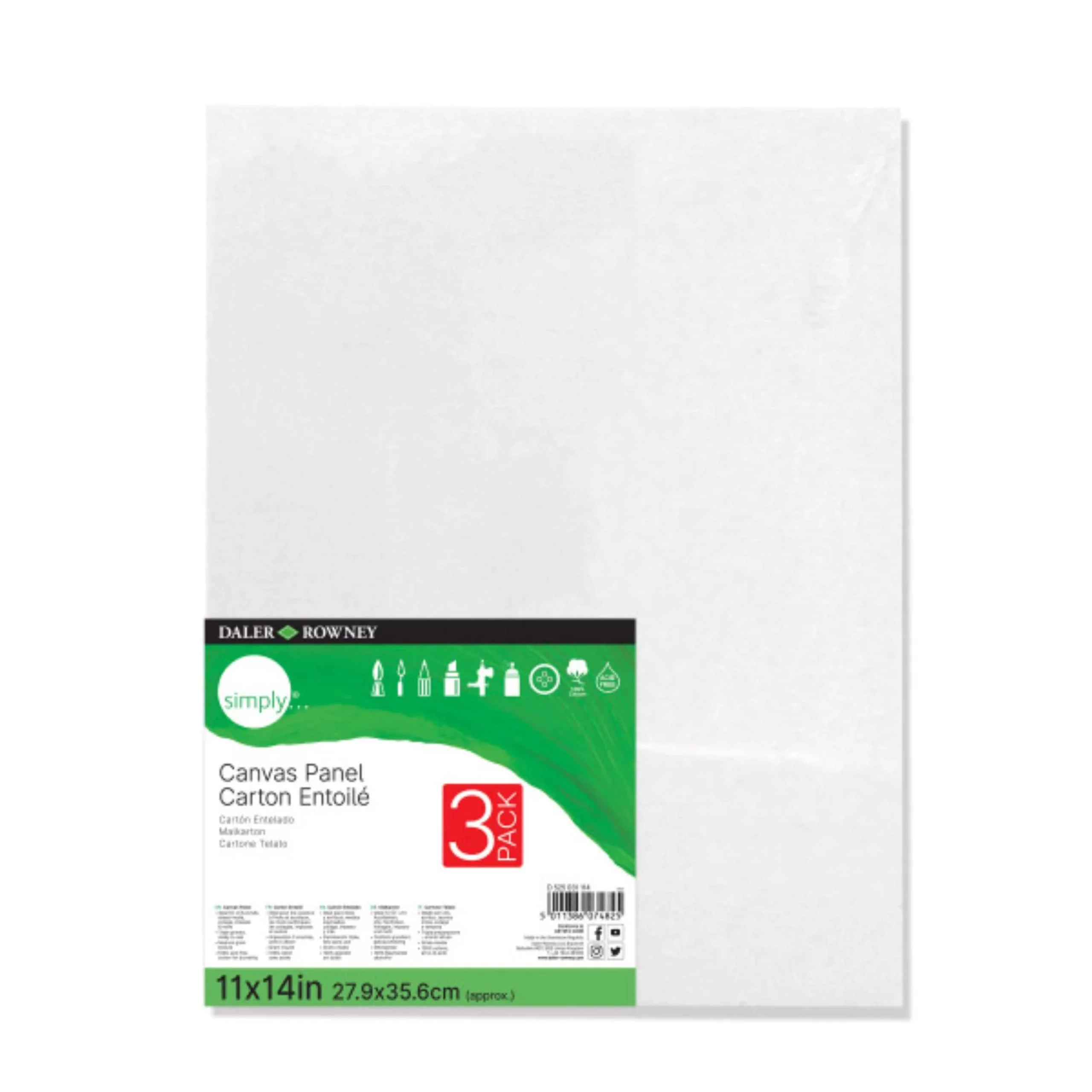 SIMPLY CANVAS PANEL (3 PACK) - Image 3